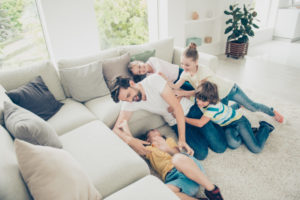 Family Happy Living Room